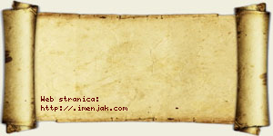 Jasmina Šakota vizit kartica